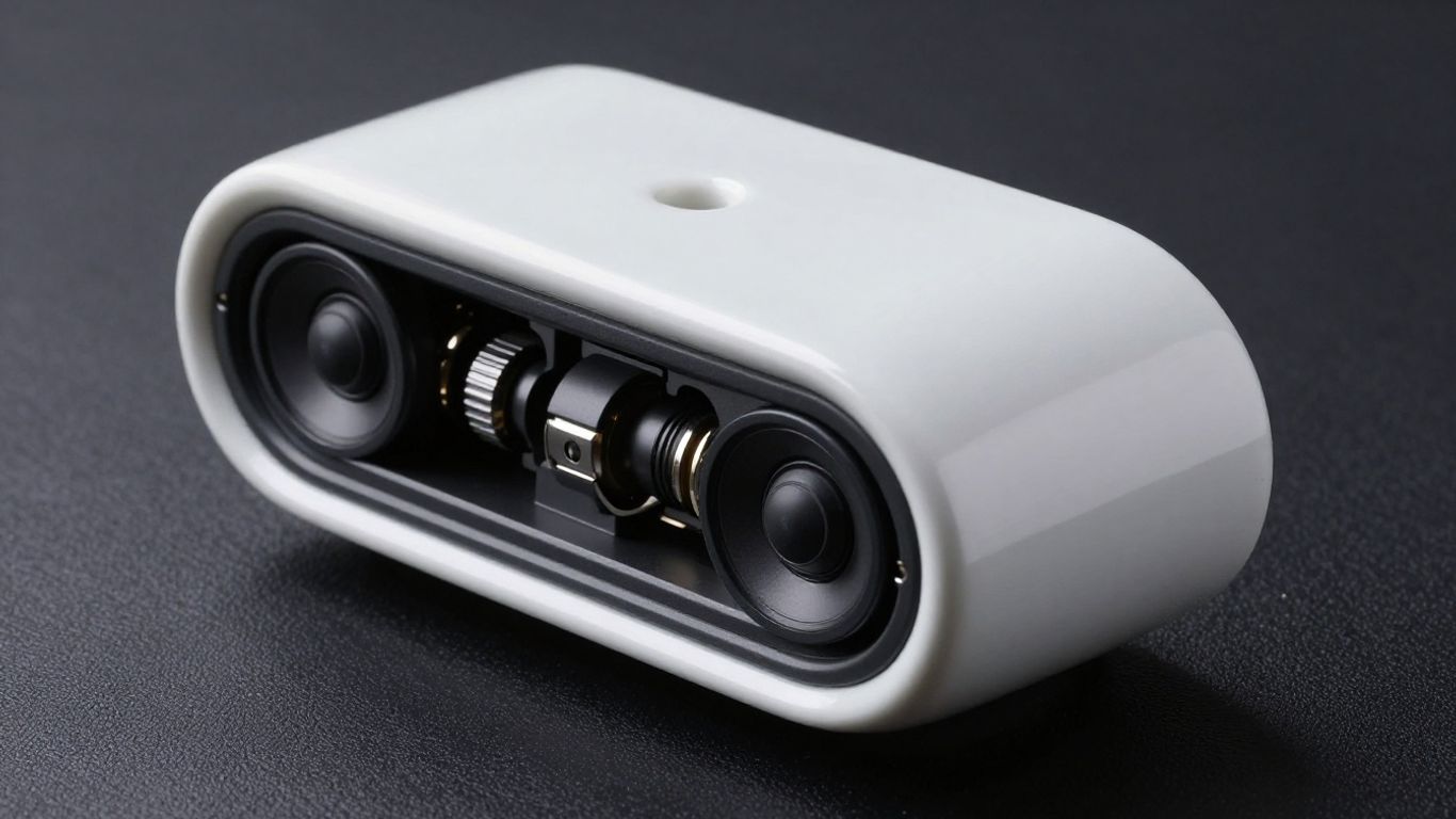 京セラ製セラミック・スーパートゥイーターのクローズアップ