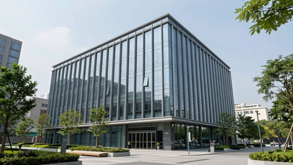 宇都宮駅東口ライトキューブと増設される防犯カメラ