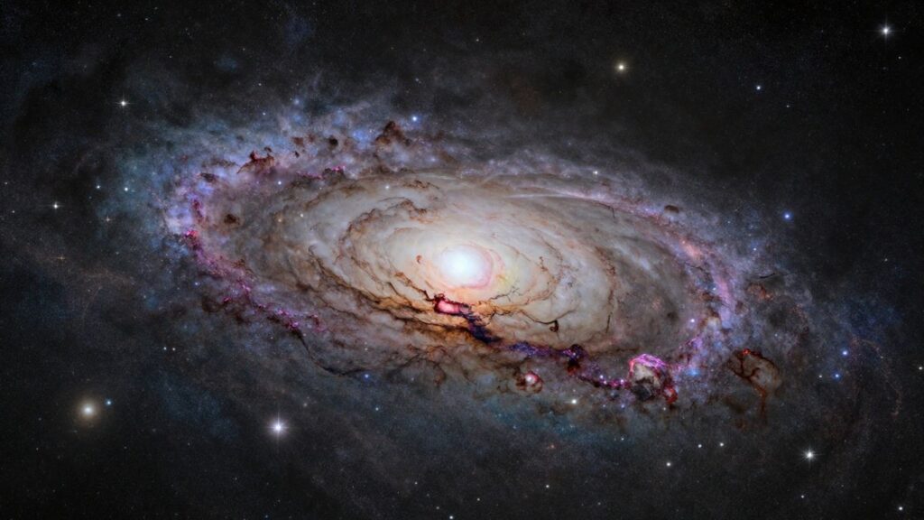 天の川銀河の壮大な宇宙の眺め