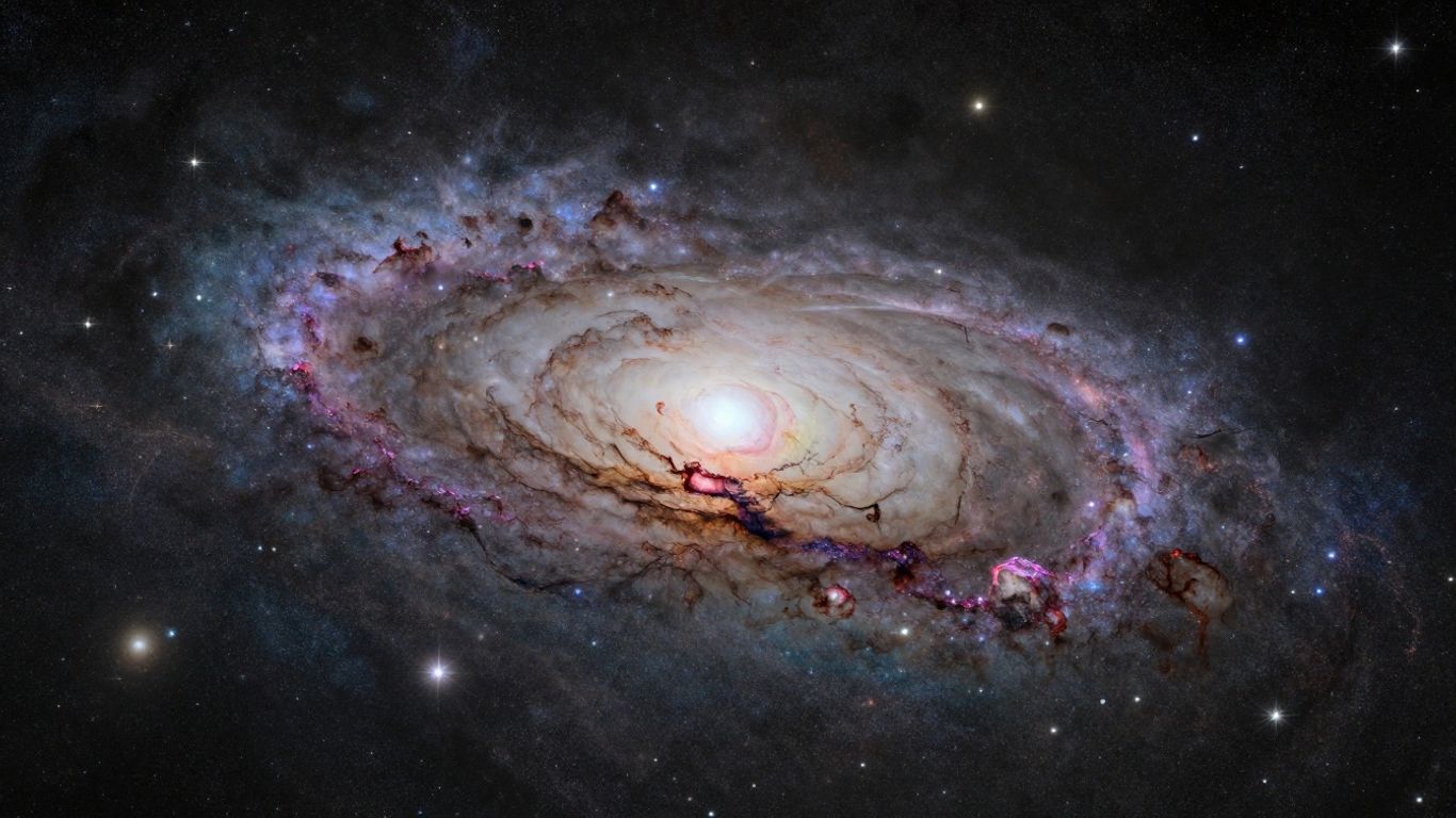 天の川銀河の壮大な宇宙の眺め